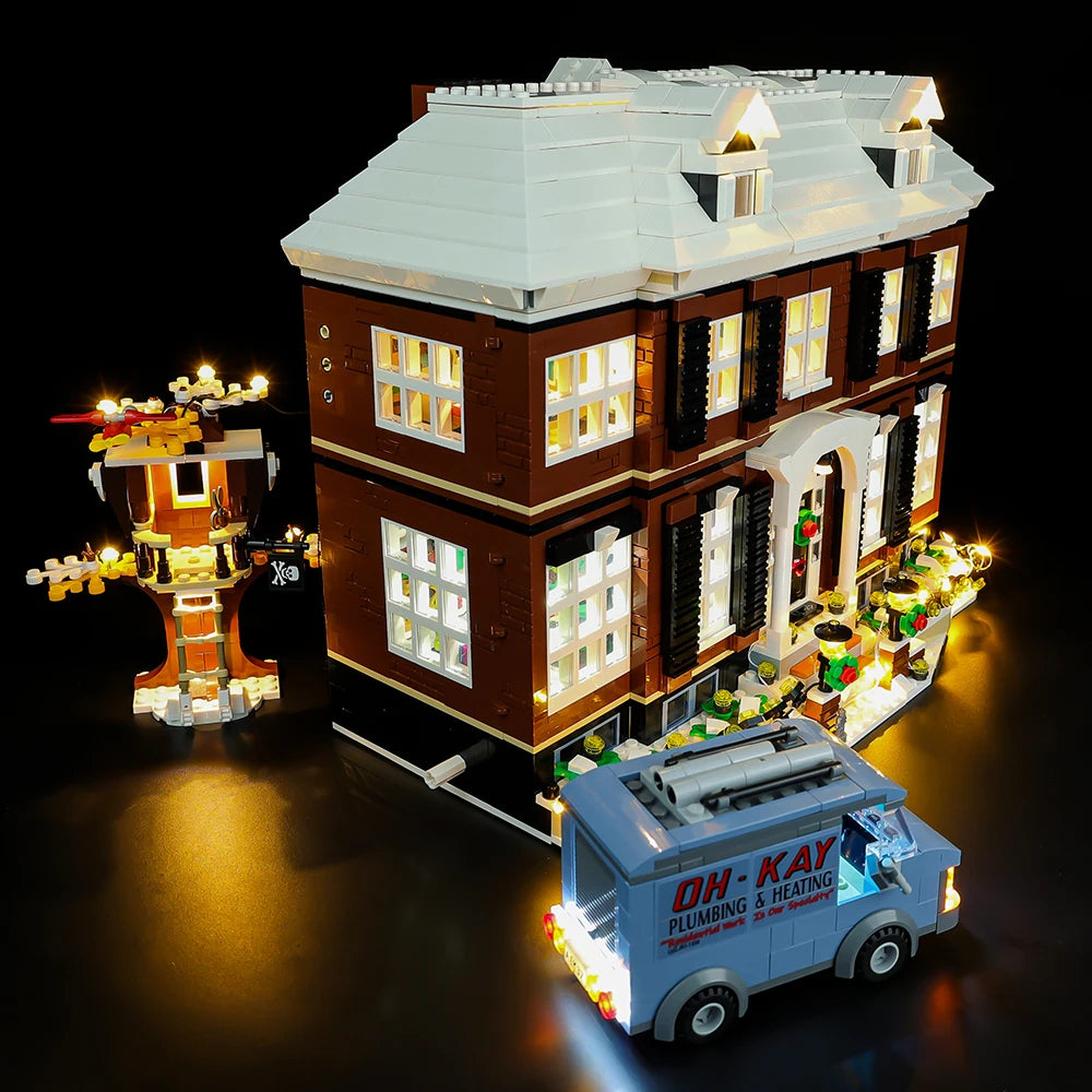 Led Light Kit 21330 Building Blocks Home Alone for LEGO Ideas (Only Light Kit Included)