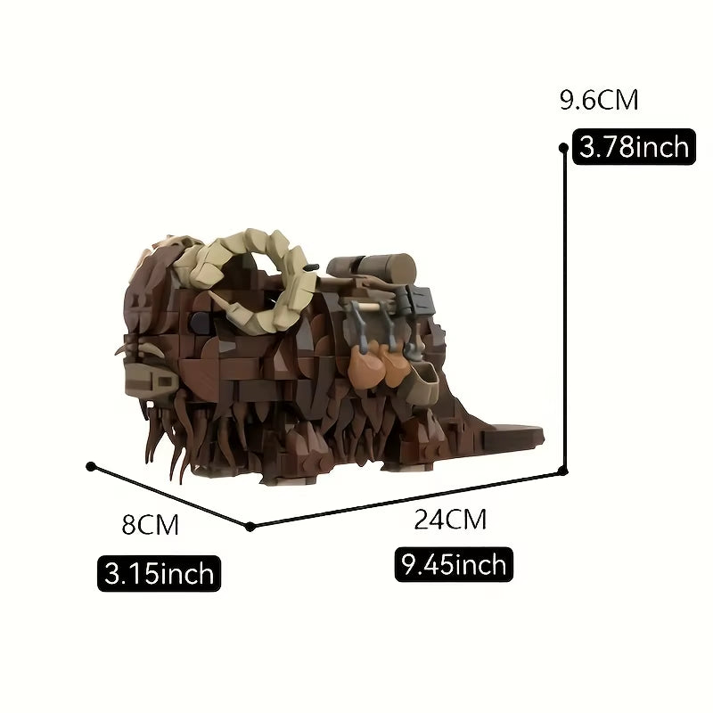 Moc Space Wars Beast Bantha Building Blocks Animal Action Figure Monster Mount Rhino Constructor Model Bricks Toys Gifts