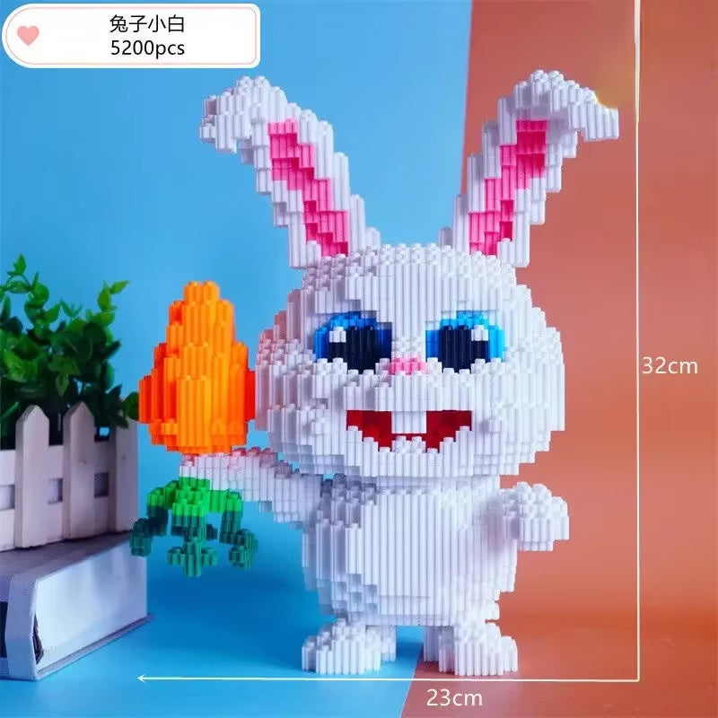 Giant Panda Building Block Toy Small Particle Assembly Brick3D Model Children'S Adult Toy Gift