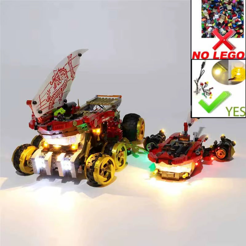 NOT Included Lego Model-Usb Light Kit for Lego 70677 NINJAGO Land Bounty