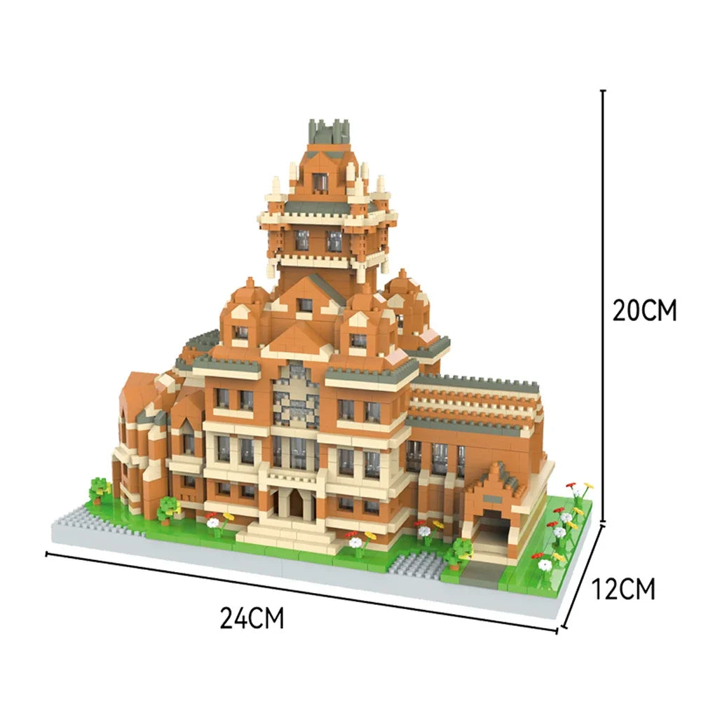 Capitol City Construction White House Micro Building Blocks US Mini Architecture Adult Children Toys Assemble Bricks
