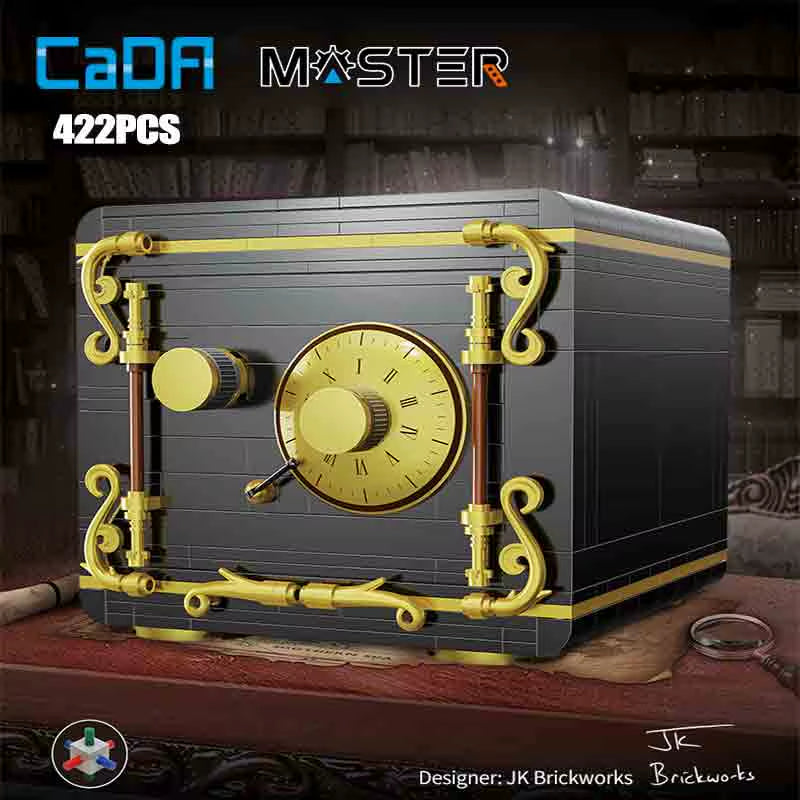 422PCS City Retro Combination Safe Building Blocks the Secret of Safe Experiment Education Bricks Toys Boys Gifts