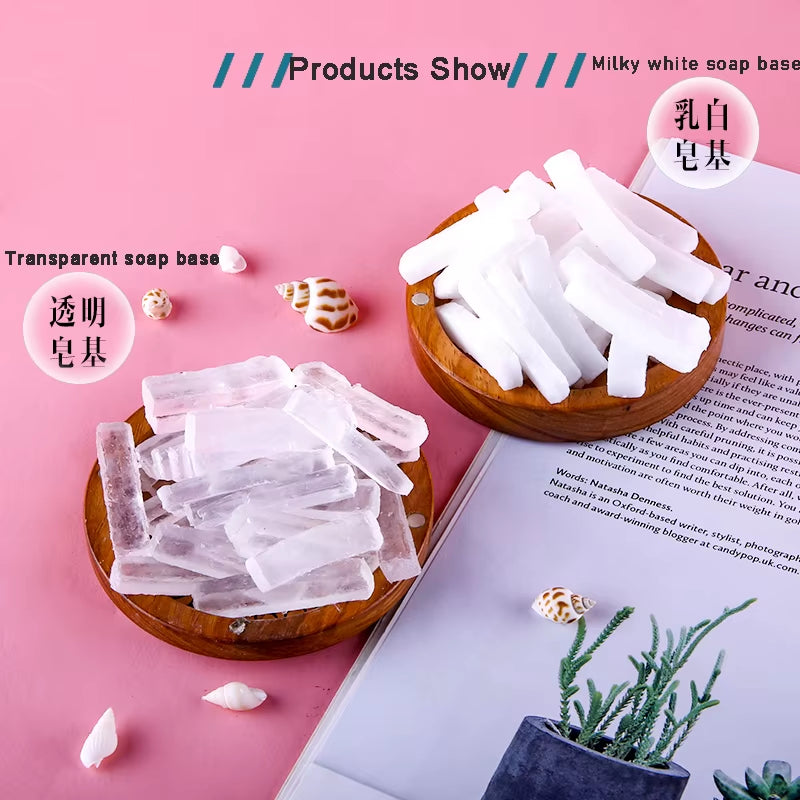 100G/Bag DIY Hand Making Soap Making Bases Melts Soap Material Soap Base Makeing Handmade Soap for Washing Body Hand or Clothes