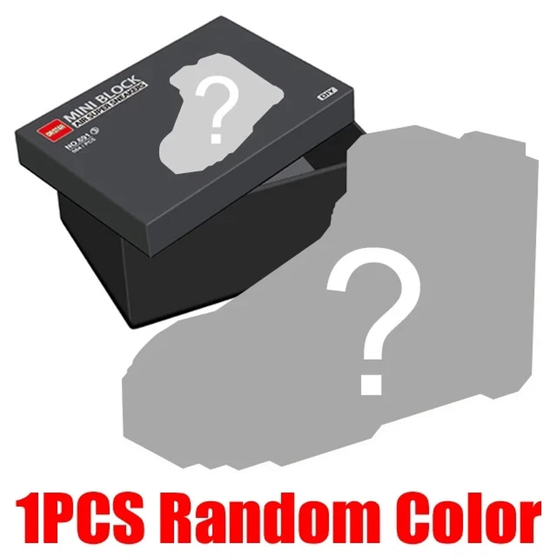 518PCS DIY Mini Building Block Boys Basketball Sports Shoes Anime Building Bricks Toys Sneakers Blocks Model for Kids Toy Gifts